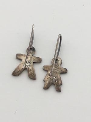 925 marked figurines earrings