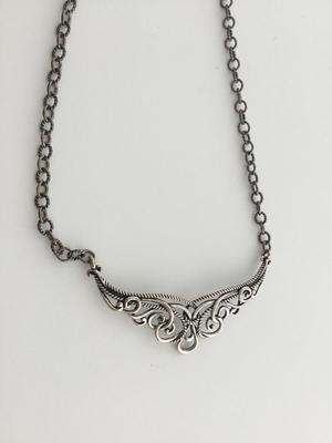 925 marked beautiful silver necklace
