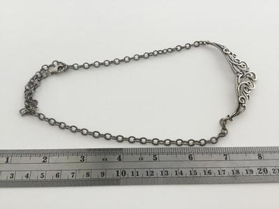 925 marked beautiful silver necklace