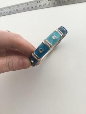 Blue fashion bangle bracelet
