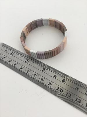 Pastel colored beautiful unique stretchy bracelet