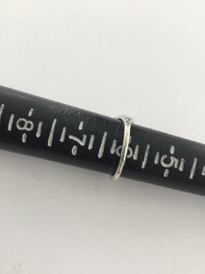 Unmarked blue type fashion ring