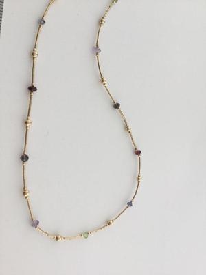 Beautiful gold gold collar necklace