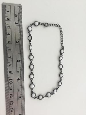 Black choker necklace