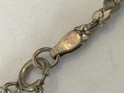 Italy 925 Locket With Heavy 925 Italy Chain. Vintage