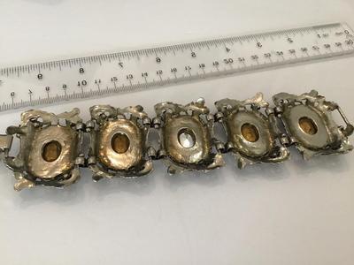 Vintage Linked Wide Bracelet