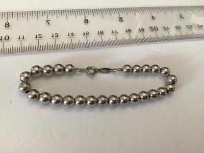 Napier Silver Beaded Bracelet