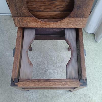 LOT 5: Vintage Wood Commode