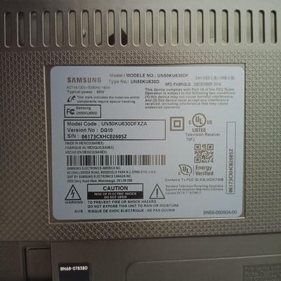 LOT 7: Samsung 50" Class KU630D Smart LED 4K UHD TV