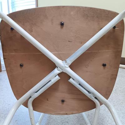 LOT 11: MCM Chrome and Formica Dining Set with Leaf