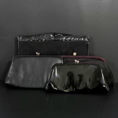 LOT 26: Valerie Barad Handbag, (2) H.L. USA Clutches and Garay Handbag