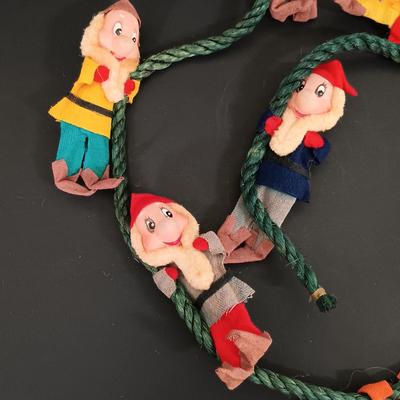 LOT 137: Vintage Christmas- Hard Plastic Blow Mold Santa Ornament, Flocked Deer, Dancing Santa, Foil Elves & More
