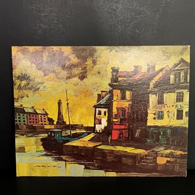 LOT 140: Set of (6) Vintage Museum Print Edition Cardboard Lithographs