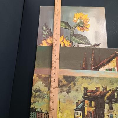 LOT 140: Set of (6) Vintage Museum Print Edition Cardboard Lithographs