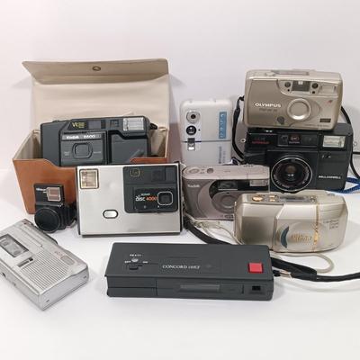 LOT 144: Vintage Cameras For Parts- Kodak Advatix F350, Polaroid iZone300, Bell & Howell E235 & More