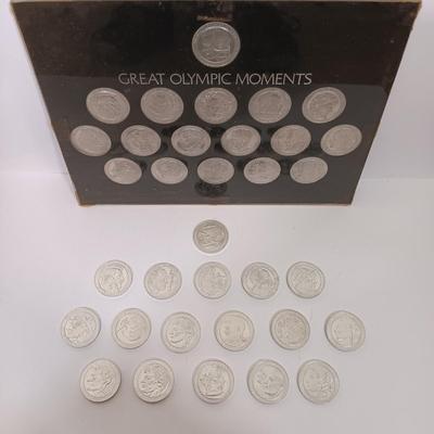 LOT 146: Great Olympic Moments 1970s Commemorative Aluminum Medals