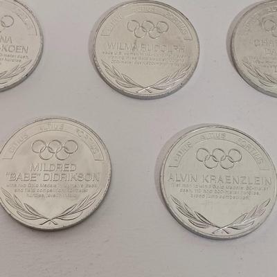 LOT 146: Great Olympic Moments 1970s Commemorative Aluminum Medals