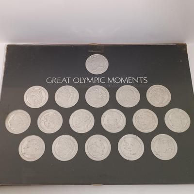 LOT 146: Great Olympic Moments 1970s Commemorative Aluminum Medals