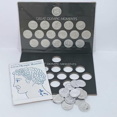 LOT 146: Great Olympic Moments 1970s Commemorative Aluminum Medals