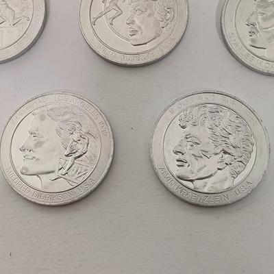 LOT 146: Great Olympic Moments 1970s Commemorative Aluminum Medals