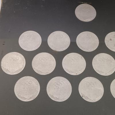 LOT 146: Great Olympic Moments 1970s Commemorative Aluminum Medals