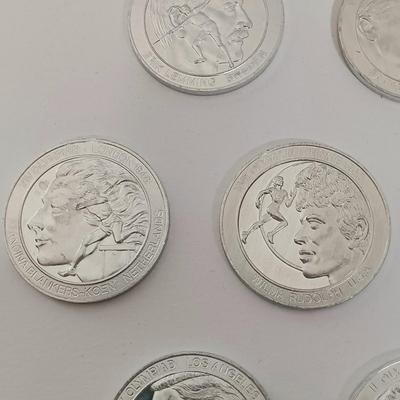 LOT 146: Great Olympic Moments 1970s Commemorative Aluminum Medals