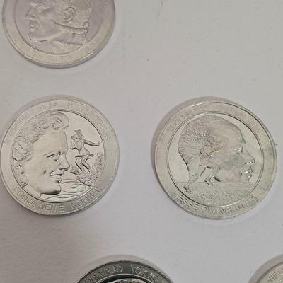 LOT 146: Great Olympic Moments 1970s Commemorative Aluminum Medals