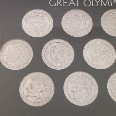 LOT 146: Great Olympic Moments 1970s Commemorative Aluminum Medals