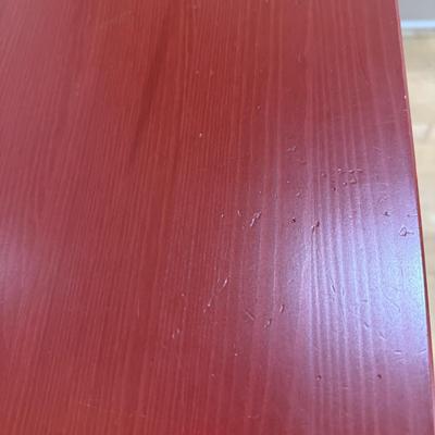 Red Three-Drawer Chest of Drawers (P-HS)