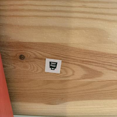 Red Three-Drawer Chest of Drawers (P-HS)