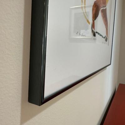 “At the Beach” Monotype by Artist Fran Knight (P-HS)