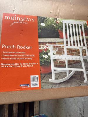 NIB porch rocker