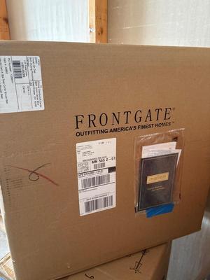 NIB Teak corner shower seat