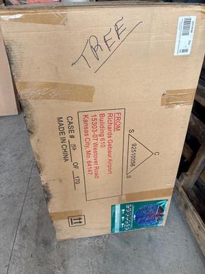 NIB 8.5’ frosted white LED tree