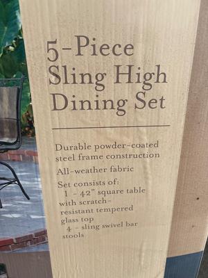 NIB table plus chairs