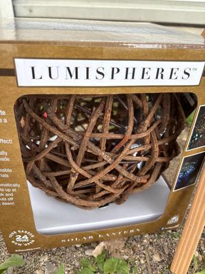Lumisphere solar lantern