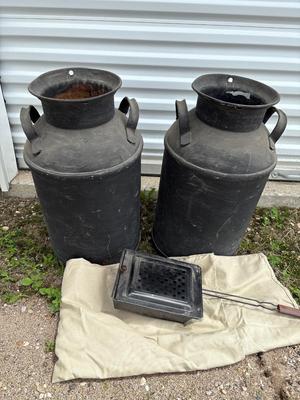 Milk cans