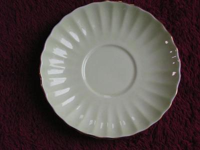 Vintage Foley Bone China (England), traditional footed teacup & saucer