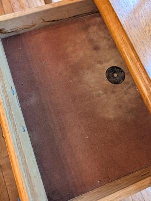 3 Drawer Wooden Desk