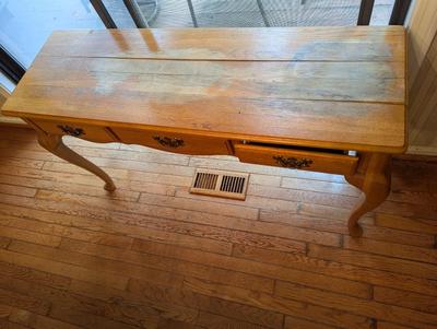 3 Drawer Wooden Desk