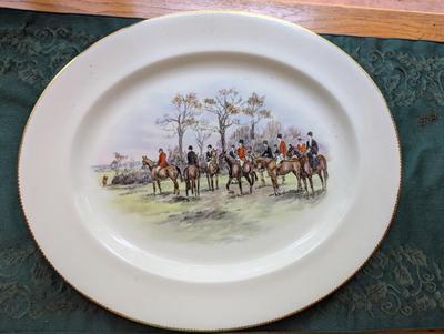 T Ivester Lloyd Royal Worcester Serving China Server