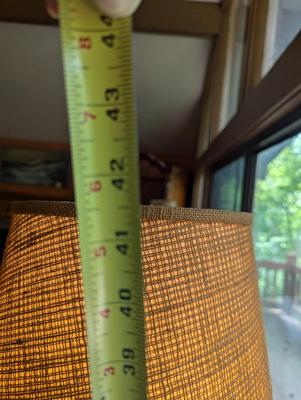 Marked Table Lamp Captain Sailor Wheel Nautical Handpainted