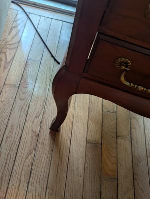Pair Of Vintage Wooden End Table Flint & Horner