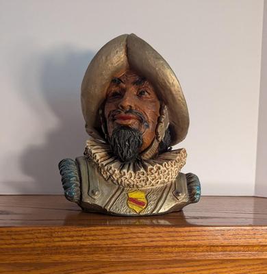 Antique Conquistador Universal Statuary Statue 1967