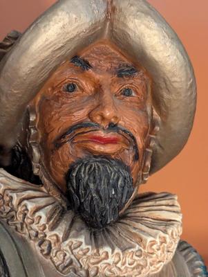 Antique Conquistador Universal Statuary Statue 1967