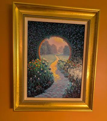 Landscape Painting Signed By George Bleich
