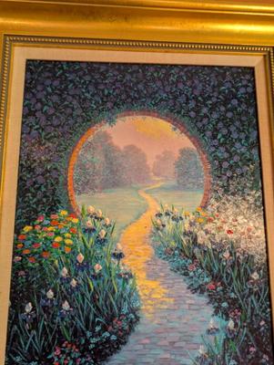 Landscape Painting Signed By George Bleich