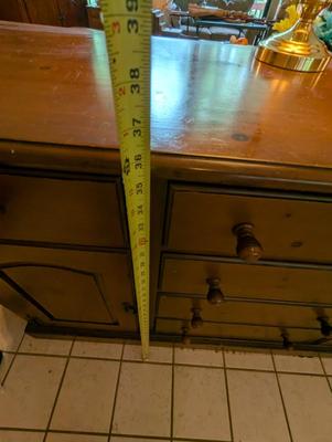 Drexel Wood Buffet With 6 Drawers & 2 Doors
