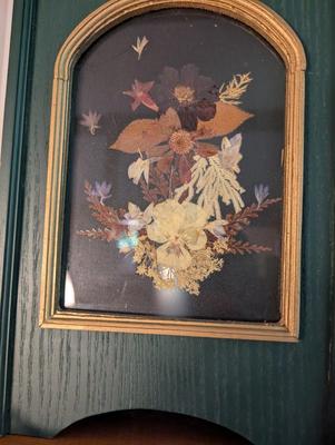 Vintage Pressed Flower Lamp