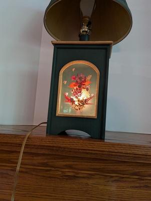 Vintage Pressed Flower Lamp